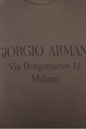 Giorgio Armani Emporio Armani Top nero oro