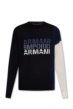 Emporio Armani panelled bomber jacket