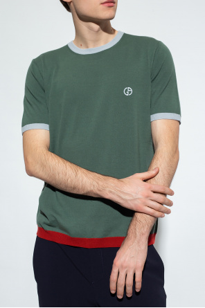 Giorgio Armani Wool sweater with logo
