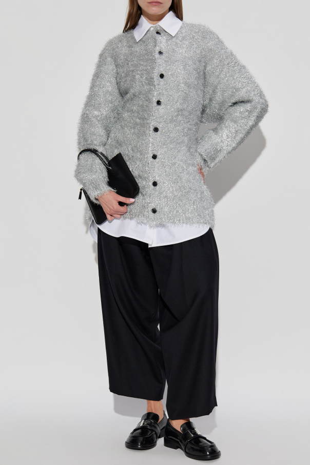 Comme des Garçons Noir Kei Ninomiya Cardigan with decorative trim