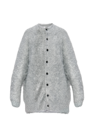 Kardigan z dekoracyjnym wykończeniem