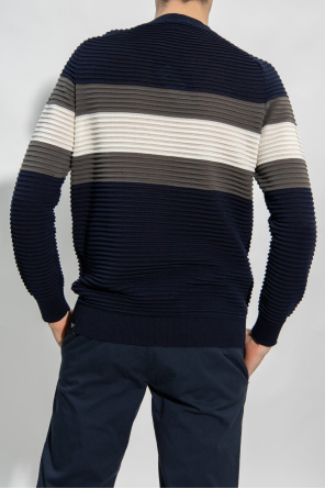 Emporio Armani Bawełniany sweter