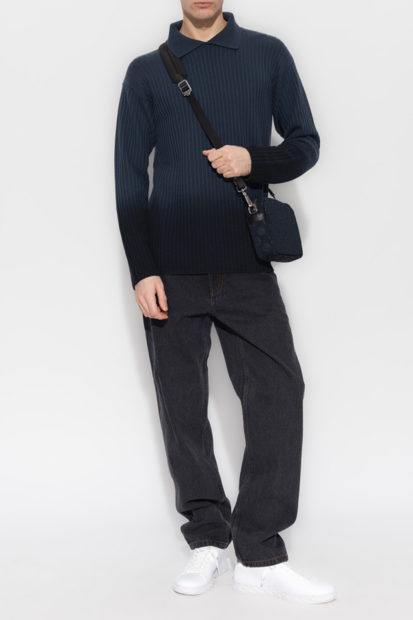 Giorgio Armani Wool sweater with collar