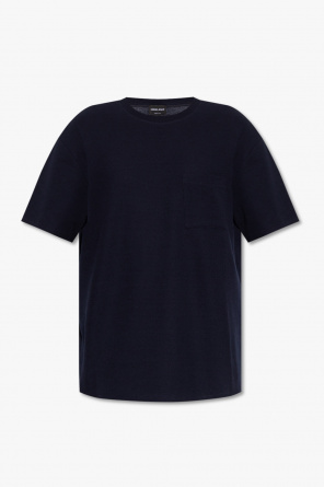 Hevo loose fitting cotton T-shirt Grau