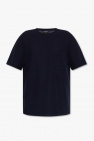 Emporio Armani Loungewear Lot de 2 t-shirts col V confort avec logo Noir et gris