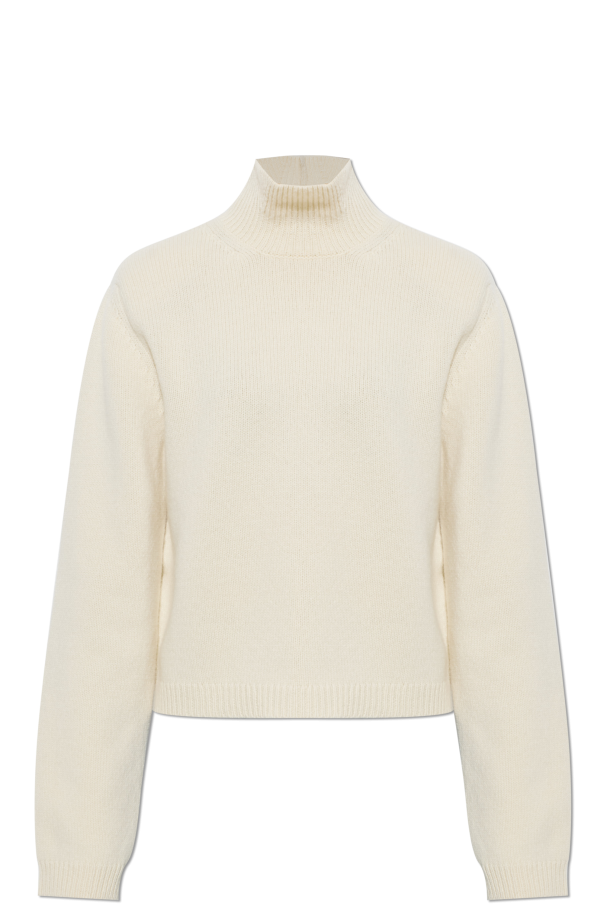 Wool turtleneck with sewn-in shoulder pads od RÓHE