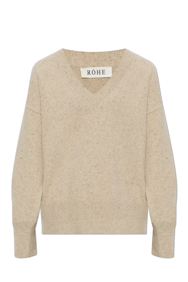 Wool V-neck sweater od RÓHE
