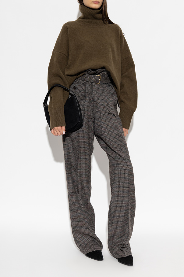 RÓHE Wool turtleneck with fringes