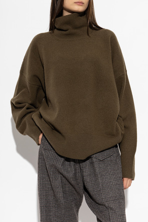 RÓHE Wool turtleneck with fringes