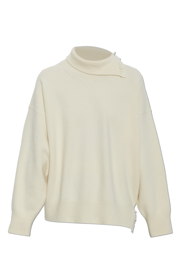 Wool turtleneck with fringes od RÓHE