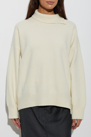RÓHE Wool turtleneck with fringes