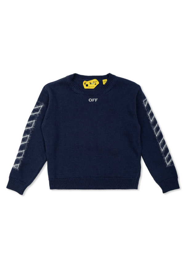 Sweater with embroidered logo od Off-White Kids