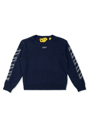 Sweater with embroidered logo