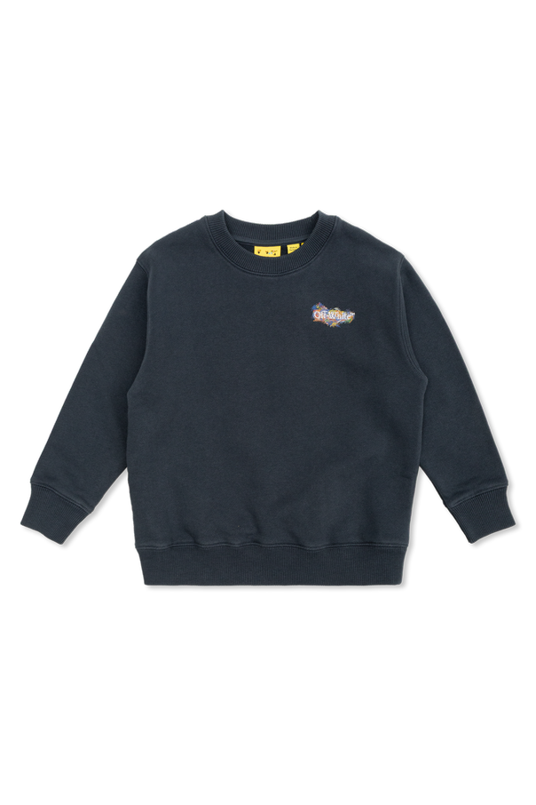 Sweatshirt with a colorful printed logo od Off-White Kids