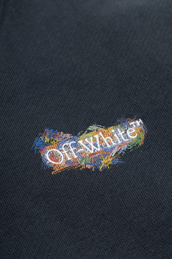 Off-White Kids Sweatshirt mit farbig bedrucktem Logo