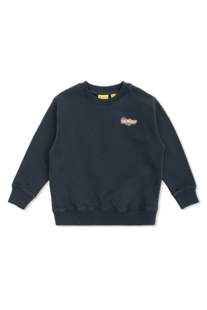 Sweatshirt with a colorful printed logo
