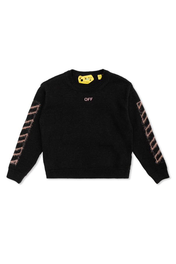 Sweater with embroidered logo od Off-White Kids