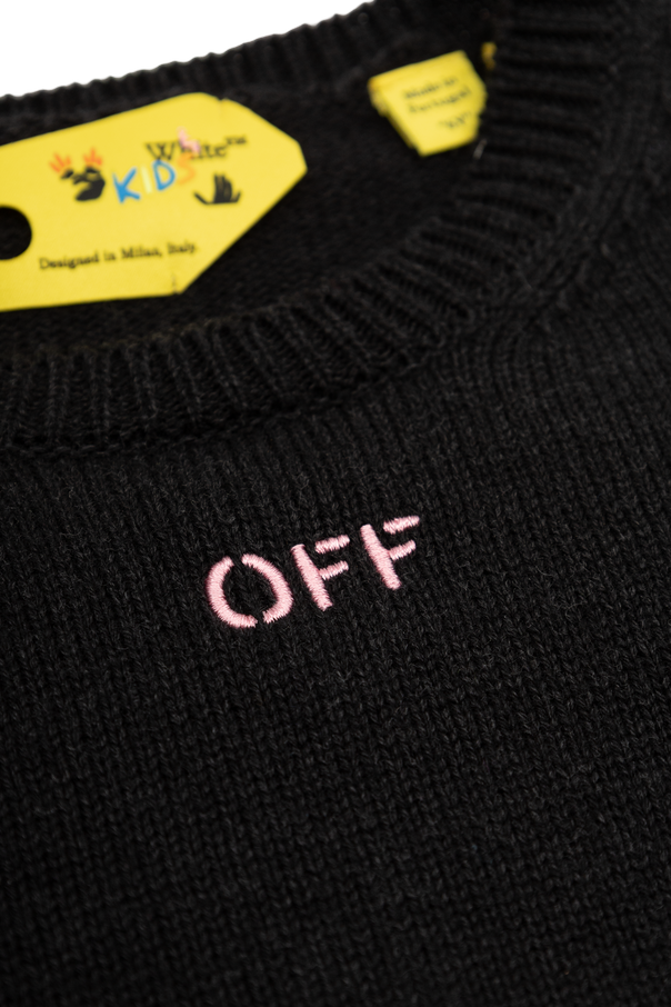 Off-White Kids Sweater with embroidered logo