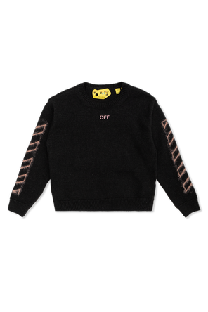 Sweater with embroidered logo