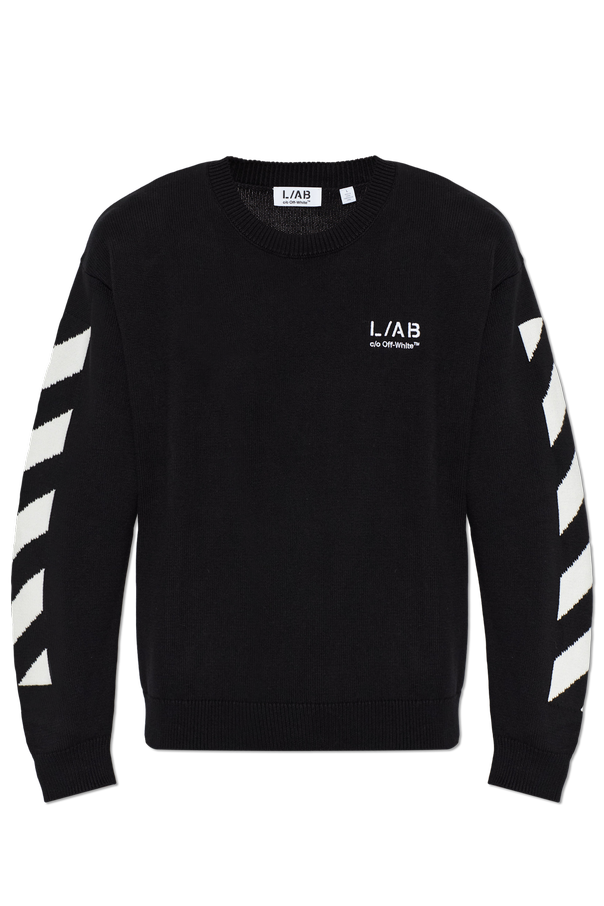 Embroidered logo sweater od L/AB c/o Off-White