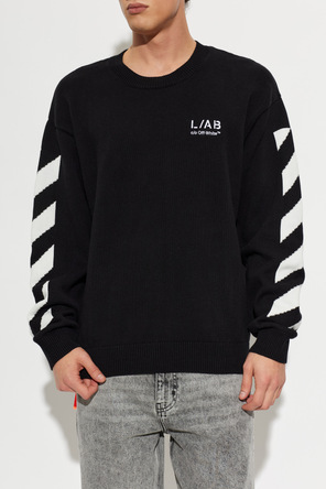 L/AB c/o Off-White Pulover cu logo brodat