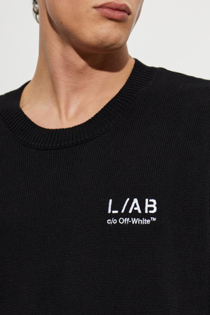 L/AB c/o Off-White Pulover cu logo brodat