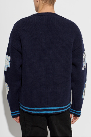 Off-White Wełniany kardigan