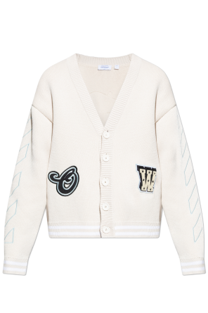 Kardigan z naszywkami od Off-White