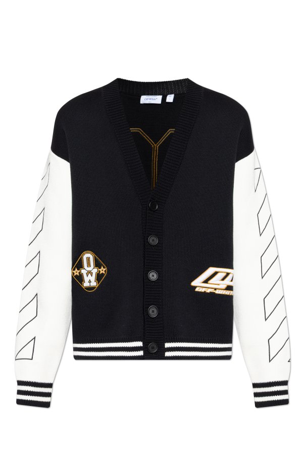 Cardigan with patches od Off-White