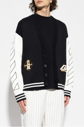 Off-White Cardigan with patches