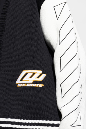 Off-White Cardigan with patches