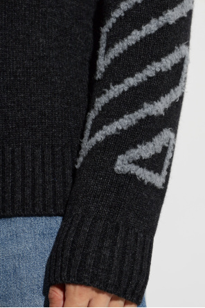 Off-White Wełniany sweter