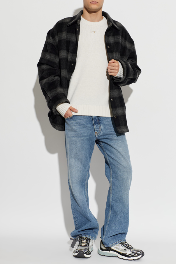 Off-White Wełniany sweter