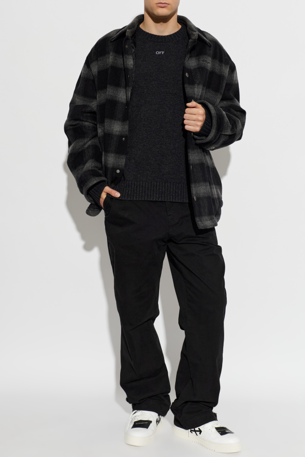 Off-White Wełniany sweter