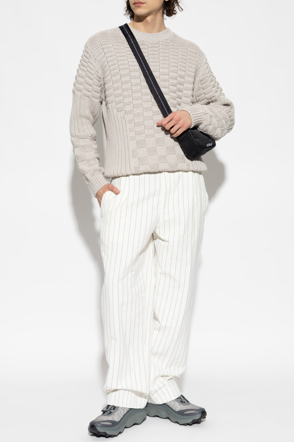 Off-White Sweter z logo