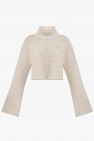 HERSKIND cream Wool turtleneck sweater