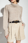 HERSKIND cream Wool turtleneck sweater