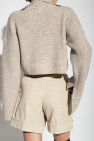 HERSKIND cream Wool turtleneck sweater