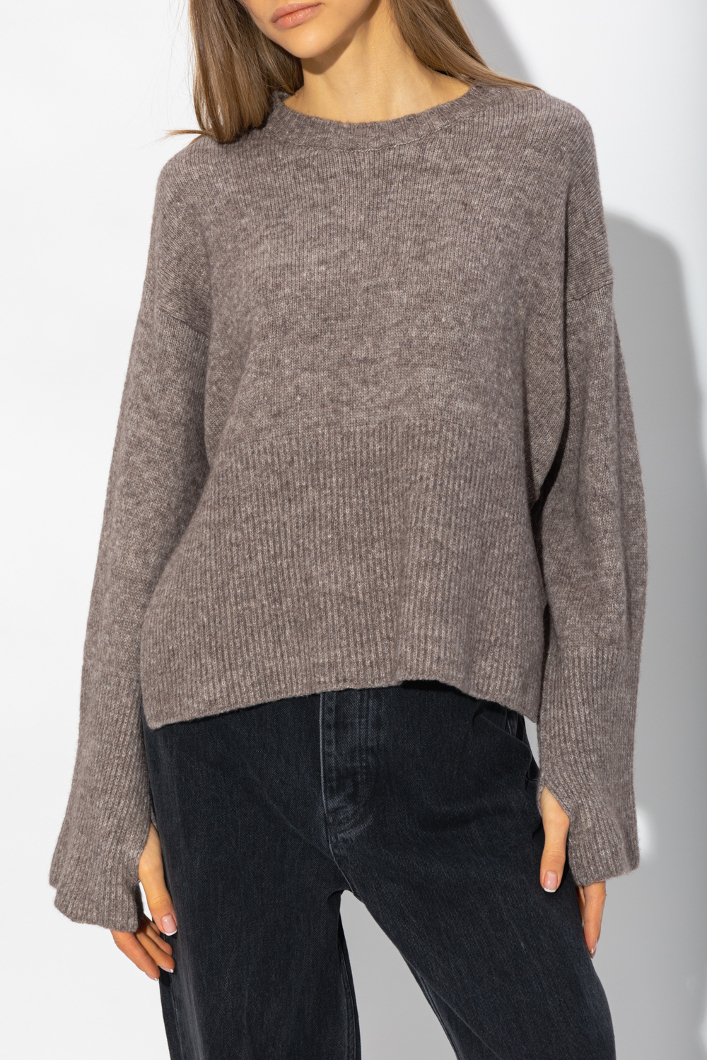 Birgitte Herskind ‘Andres’ slogan sweater with vents