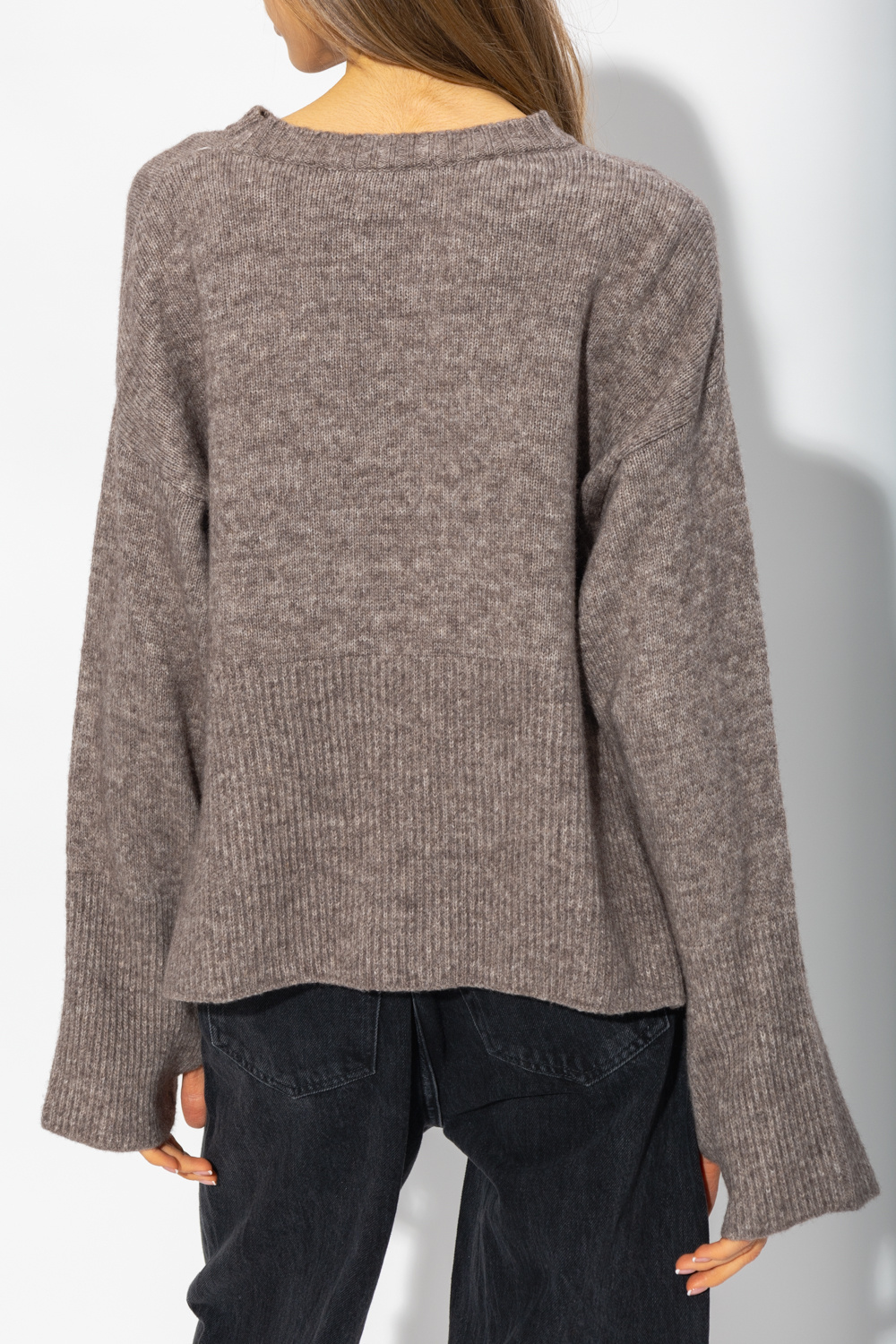 Birgitte Herskind ‘Andres’ slogan sweater with vents