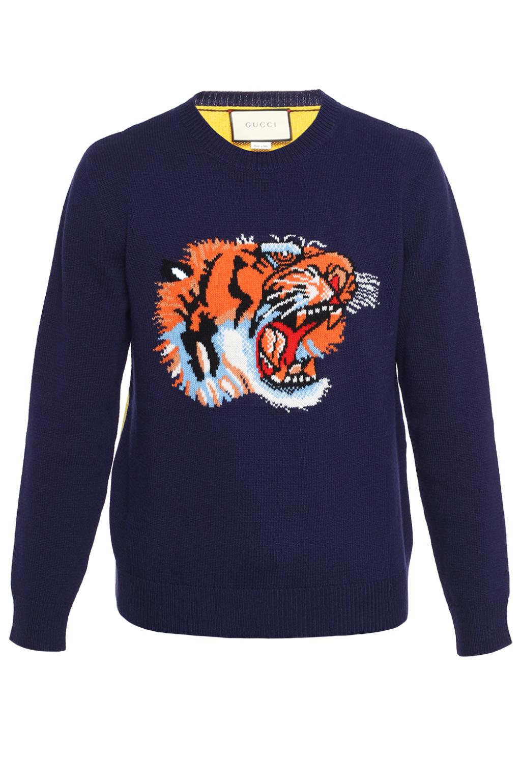 Tiger head sweater Gucci - Vitkac Italy