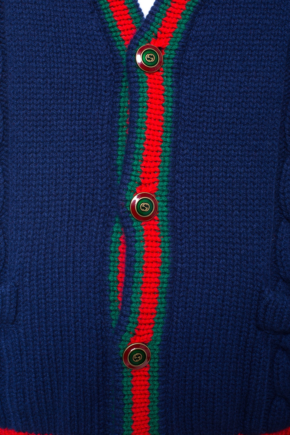 gucci web cardigan