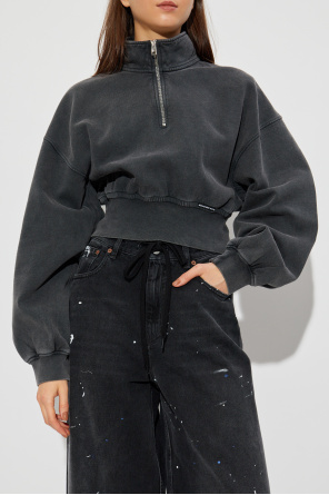 T by Alexander Wang Sweatshirt with a stand-up collar