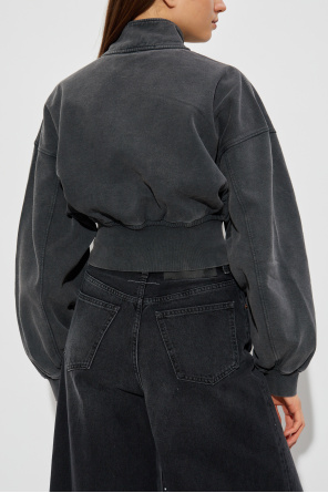 T by Alexander Wang Sweatshirt with a stand-up collar