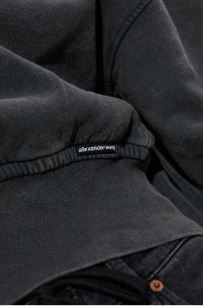 T by Alexander Wang Sweatshirt with a stand-up collar