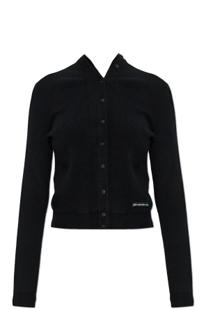 Cárdigan con parche de logo