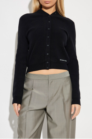 Alexander Wang Cardigan mit Logo-Patch