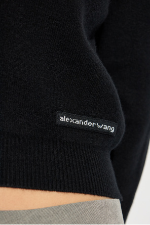 Alexander Wang Cardigan mit Logo-Patch