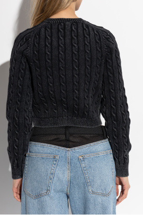 T by Alexander Wang Cardigan with decorative knit