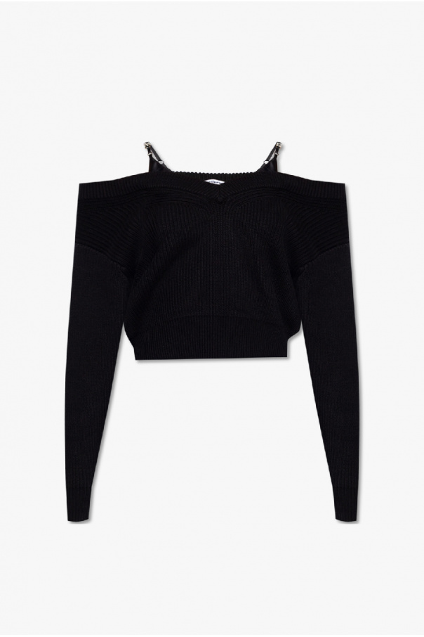 T by Alexander Wang Off-the-shoulder sweater